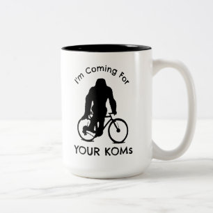 Bigfoot Ich komme für Ihre KOMs Zweifarbige Tasse