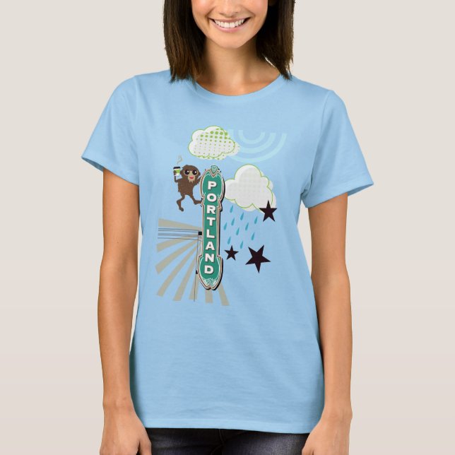 Bigfoot im T - Shirt von P-town (Vorderseite)