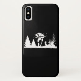 Bigfoot im Wald Sasquatch Yeti Case-Mate iPhone Hülle