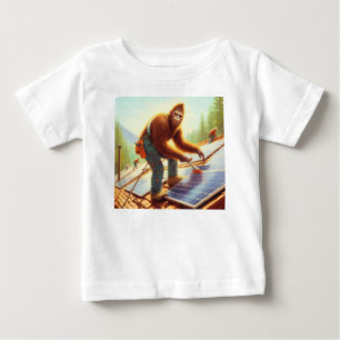 Bigfoot Installation von Solarmodulen Baby T-shirt