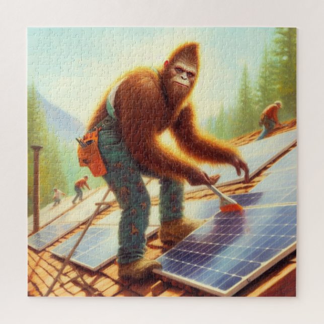 Bigfoot Installation von Solarmodulen Puzzle (Vertikal)