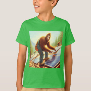 Bigfoot Installation von Solarmodulen T-Shirt
