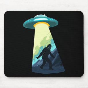 Bigfoot ist eine Alien eines Ufo Mousepad