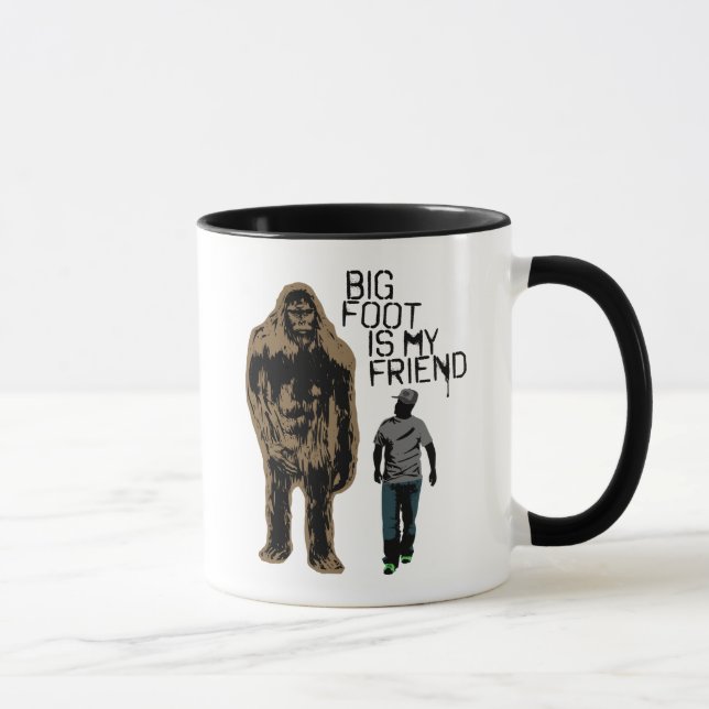 Bigfoot ist mein Freund Tasse (Rechts)