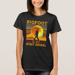 Bigfoot ist mein spirituelles Tier Vintage Sasquat T-Shirt