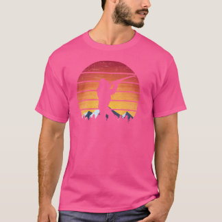 Bigfoot Jagd Sunset Sasquatch Hunter T-Shirt