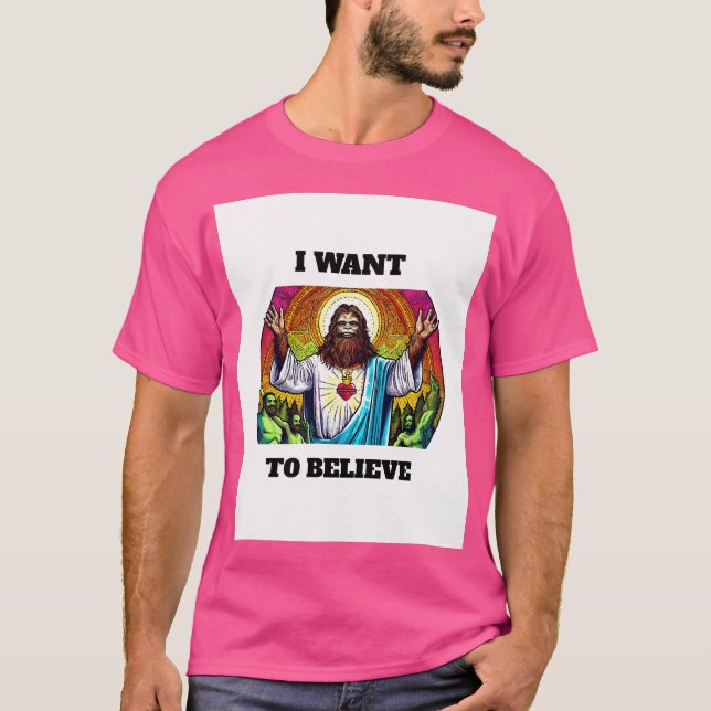 Bigfoot Jesus T-Shirt (Vorderseite)