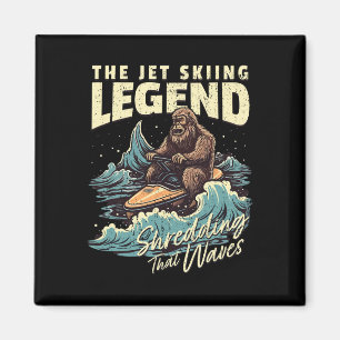 Bigfoot-Jetski-Wasserfahrzeug Sasquatch-Jetski-Fah Magnet