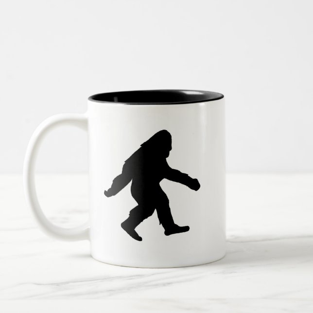 Bigfoot-Kaffee-Tasse Zweifarbige Tasse (Links)