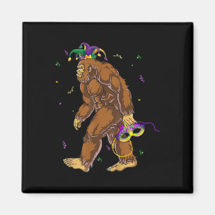 Bigfoot Karnival Sasquatch Funny Men Bo Magnet