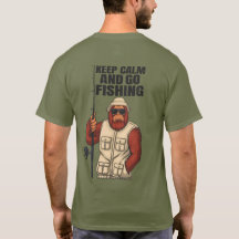 Bigfoot Keep Calm And Go Angeln Lustig