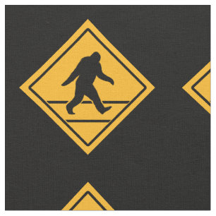 Bigfoot Kreuzstück  Sasquatch Squatchy Stoff