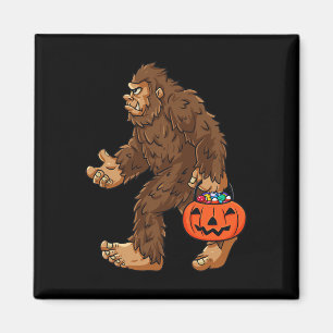 Bigfoot Kürbislaterne Fun Halloween Boys Kids Sas Magnet