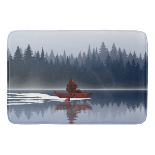 Bigfoot Lake Kanu-Wilderness-Kieferwald-Camp Badematte