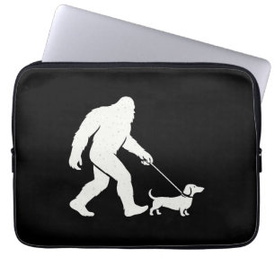 Bigfoot laufender Dachshund Lustiger Wiener Hund D Laptopschutzhülle