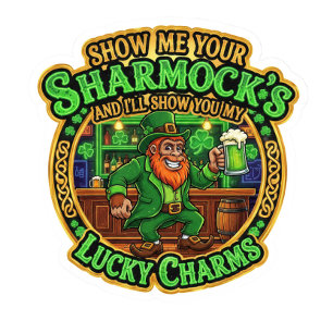 Bigfoot Leprechaun Zeig mir dein Shamrock's T-Shirt