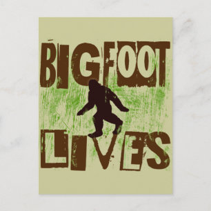 Bigfoot Lives Postkarte