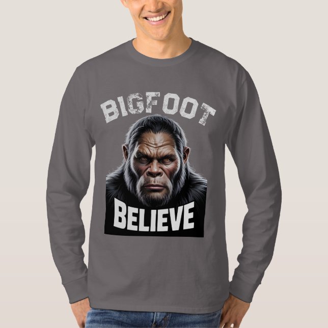 Bigfoot Long Sleeve T - Shirt für Männer (Vorderseite)