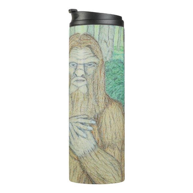 Bigfoot-Meme-Parodie Thermosbecher (Nach rechts gedreht)