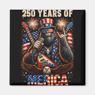 Bigfoot Merica Rock 4. Juli Adler 250 Jahrestag Magnet
