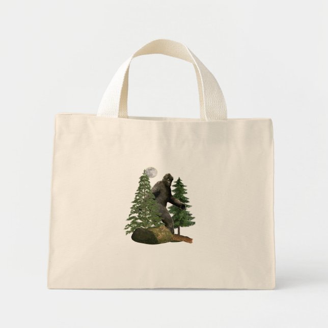 Bigfoot Mini Stoffbeutel (Vorne)