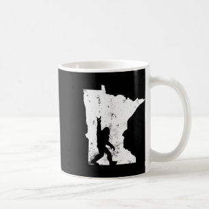 Bigfoot Minnesota Staat Karte Sasquatch Men Women  Kaffeetasse