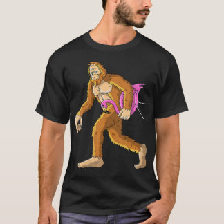 Bigfoot mit Flamingo Tierkostümgeschenk T-Shirt