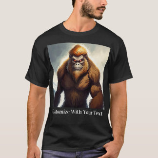 Bigfoot mit roten Augen T-Shirt