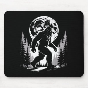 Bigfoot Mondlicht Sasquatch Wald Kryptid Outdoor Mousepad