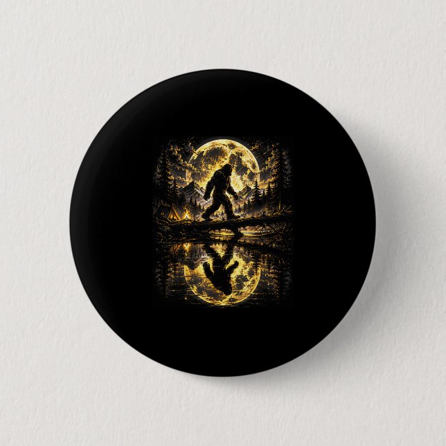 Bigfoot-Mondlicht-Waldreflexionsabenteuer  Button (Vorderseite)