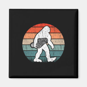 Bigfoot Morel Mushroom Foraging Mycology Shroom Hu Magnet