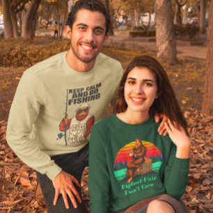 Bigfoot Morgen Kaffee Bigfoot Haare Mir Doch Egal  Sweatshirt