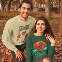 Bigfoot Morgenkaffee Bigfoot Haare sind egal Sweatshirt