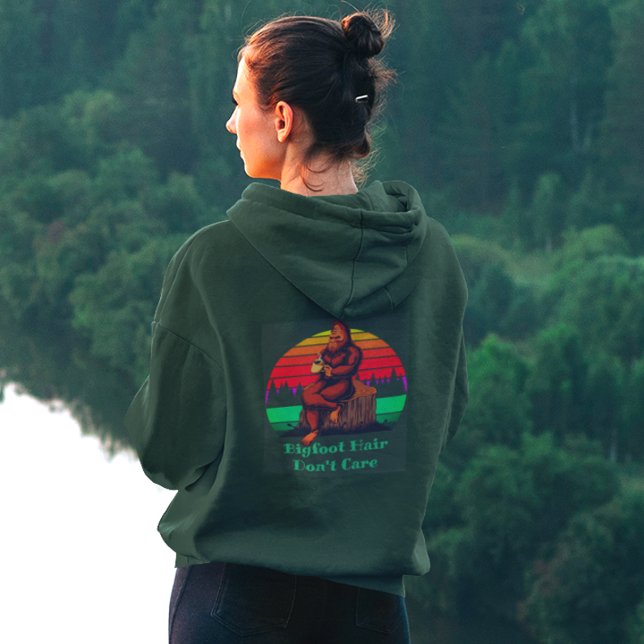 Bigfoot Morning Coffee Bigfoot Hair Keine Sorge Hoodie (Von Creator hochgeladen)