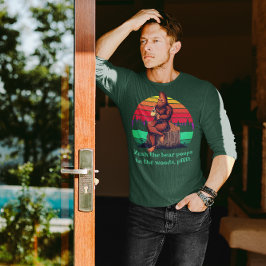 Bigfoot Morning Kaffee Worte der Weisheit Bären Ka T-Shirt