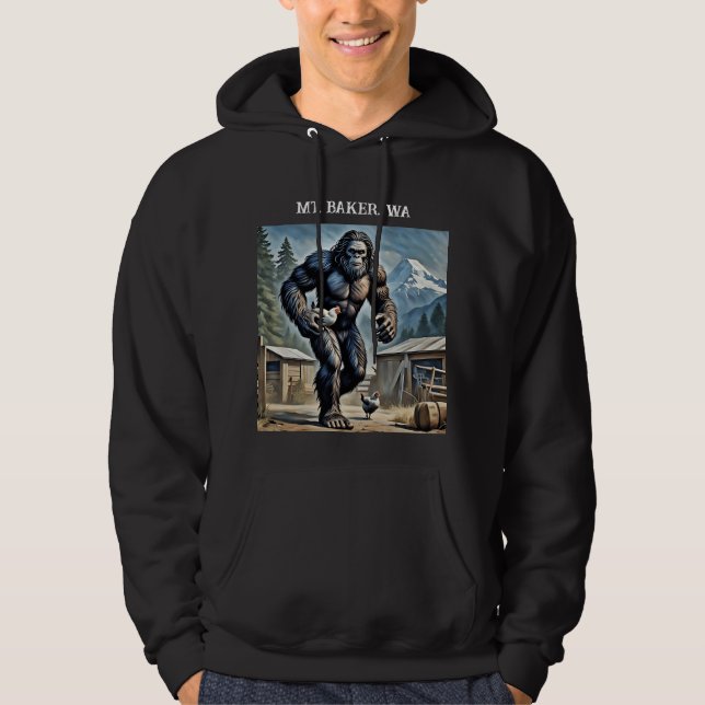 Bigfoot Mount Baker, WA Hoodie (Vorderseite)