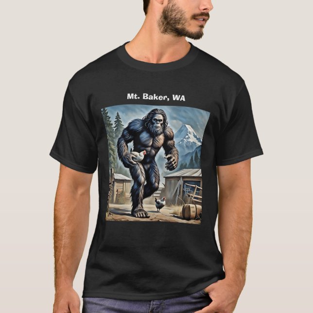 Bigfoot Mount Baker, WA T-Shirt (Vorderseite)