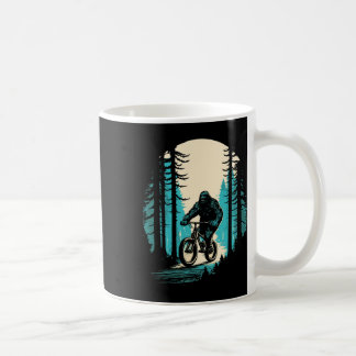 Bigfoot-Mountainbiker Sasquatch MTB-Radfahren Wald Kaffeetasse
