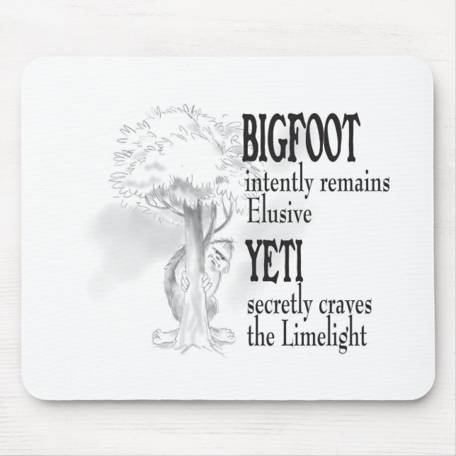 Bigfoot Mousepad (Vorne)