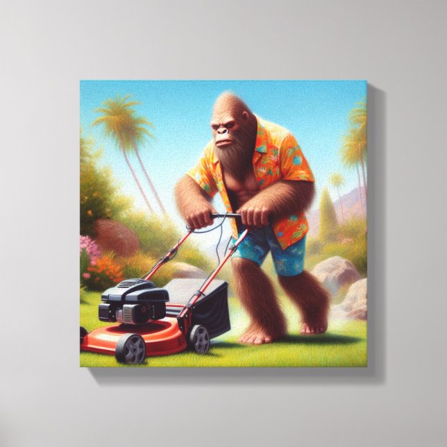 Bigfoot Moving Leinwanddruck (Vorderseite)