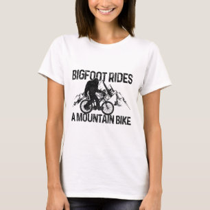 Bigfoot Mtb Downhill Mountainbike Lustiges Geschen T-Shirt