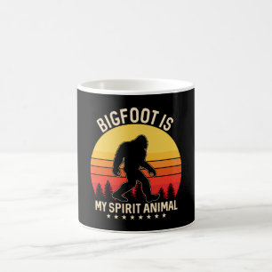 Bigfoot my Spirit Animal   Bigfoot Retro Kaffeetasse