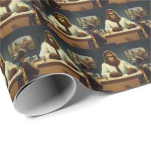 Bigfoot News Anchor Geschenkpapier