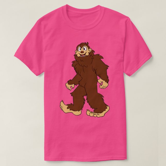 Bigfoot nimmt eine Wanderung Trimix T-Shirt (Design vorne)