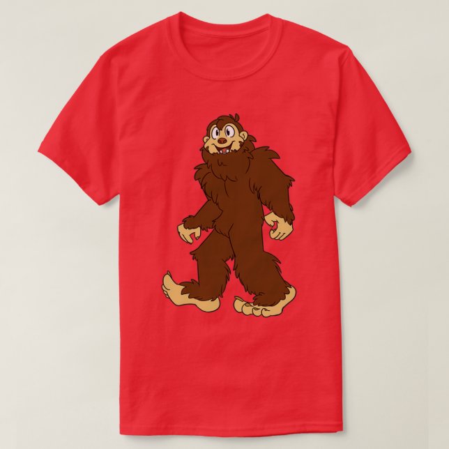 Bigfoot nimmt eine Wanderung Trimix T-Shirt (Design vorne)