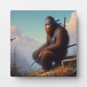 Bigfoot Ninja Fotoplatte