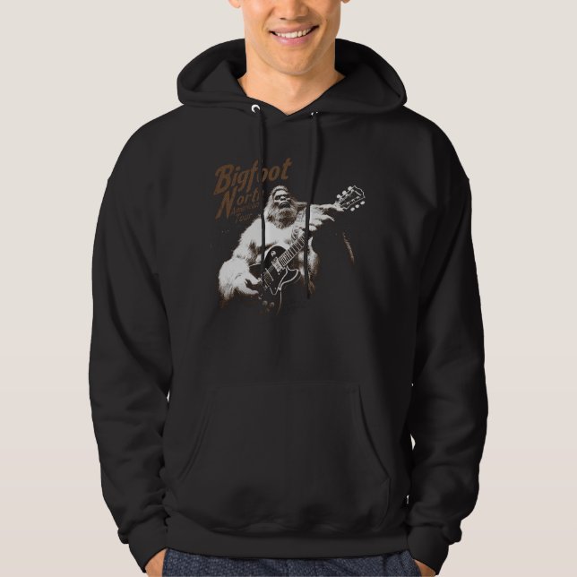 Bigfoot North American Tour Vintag Rock Hoodie (Vorderseite)