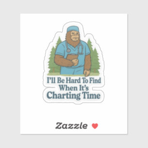 Bigfoot Nurse Aufkleber