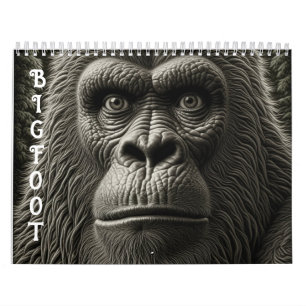 Bigfoot oder Sasquatch Cryptid Kalender