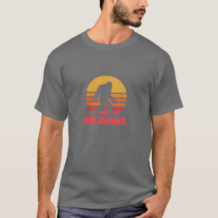 Bigfoot Oklahoma Staat Sasquatch Yeti Bigfoot Beli T-Shirt